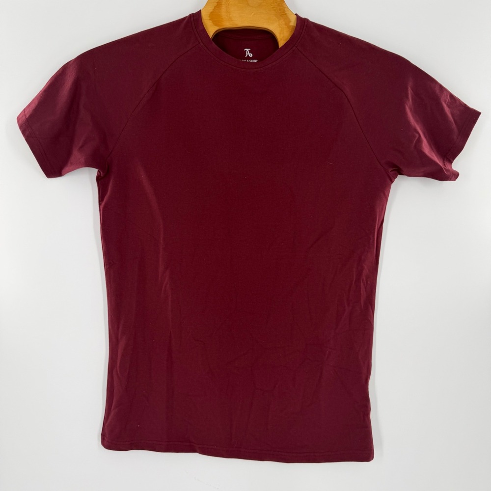 Tailored Athlete Basic T-Shirt Mens XL Burgundy Red Raglan Short Sleeve Tee
